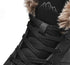 Brown Soft Winter Warm Leather Mens Boots Fur Snow Boots Outdoor Winter Casual Shoes Rubber Ankle Boots Non Slip Fur Lined Boots Leather Comfortable Mens Mountain Shoes