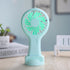 Pocket Fan Rechargeable Home Air Conditioner With Portable Pocket Fan Cartoon Handheld Desktop Rechargeable Standing Fan Three Gear Wind Speed Regulation Battery Operated USB Small Fan with 3 Speeds for Home Office Car Outdoor Travel