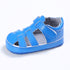 Baby Solid Color Soft-soled Hollow Toddler Sandals Summer Newborn 0-18M Infant Baby Girls Boys Shoes Solid Non-slip Shoes