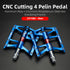 Bicycle Peddals Quick Release Rainproof Seal Bearing 8.2cm Widened Non-slip Chrome Molybdenum Bike   Mountain Bike Pedals Pedals Aluminum Bicycle Flat Platform Pedals Lightweight Non-Slip Sealed Bearing For Road Mountain