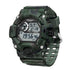 Shock Military Army Mens Watch In Camouflage  Style With LED Digital Back Light With Luminous  Effect