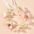 New High Quality Spring Pearl Crowns Beach Hawaii Floral Garland Romantic Faux Rose Wedding Wreaths Flower Headband Girl Bride Rose Flower Crown Wedding Festival Headband