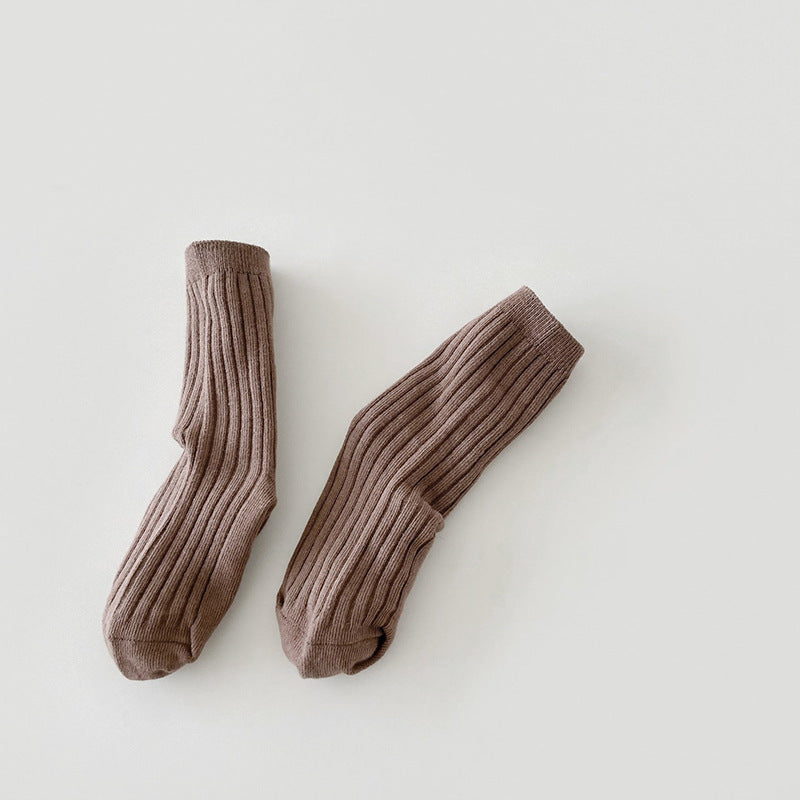 Baby Toddler Cotton Solid Color Short Newborn Casual Comfortable Socks For Kids Boys And Girl