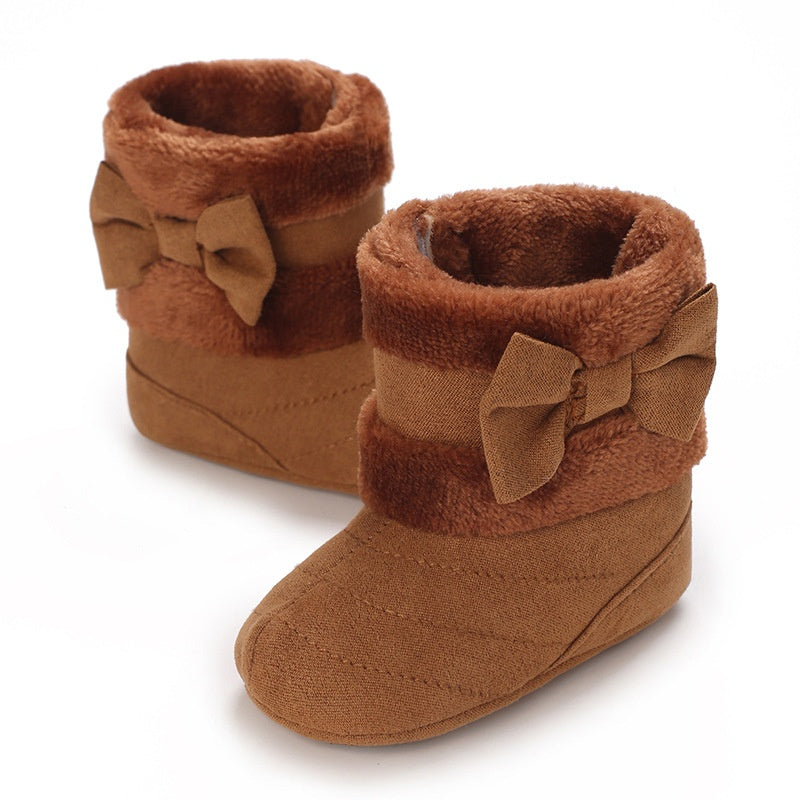 Baby Boots Winter First Walkers Tassel Baby Girls Shoes Snow Super Warm Pre walkers Soft Sole Boots for Girls Babies