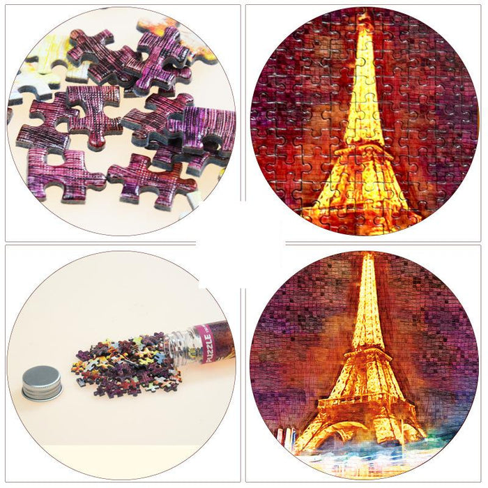 150 Piece Tube Beautiful Scenery Puzzles Toys for Children Adults Learning Education Brain Teaser Assemble Toy Games For All Generations