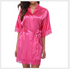 Fashion Short Women Sleepwear Unique Design White Lightweight Bathrobes For Women Luxury Summer Silk Bathrobes With Belt