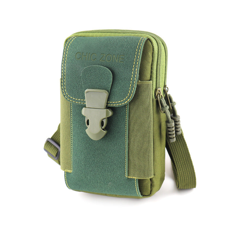 Unique Cross Body Shoulder Bag  Classic Texture Creative Delicate Design  PU Leather Fanny Waist Bag Elegant  Mobile Phone Belt Bum Pouch