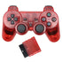 Transparent Eye Catching Wireless Dual Shock Bluetooth Joystick Gamepad Console Controller Compatible With PC Laptop