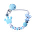 Modern Handmade Pacifier Personalize Silicone Beads Binky Clip Pacifier Chain Chew Baby Teether Toys For Baby