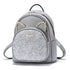 Large-Capacity Fashion All-Match Backpack New PU Leather Business Backpacks For Ladies And Girls Fashion Designer Teenage Girls Student School Bags