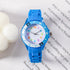 Simple Casual Kids Watches 5bar Waterproof Quartz Wristwatches Kids Clock Analog Watch Waterproof Time Teaching Boys Girls Watch Soft Band Learning Time Wrist Watch