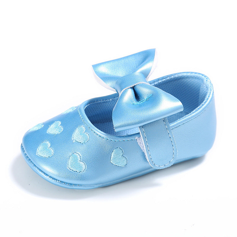 Baby Shoes Cute Bowknot Newborn Shoes Soft Bottom Anti Slip Toddler Girls Princess Shoes