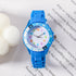 Kids Quartz Watches 50M Waterproof Analog Wristwatches Jelly Clock Students Watch Children PU Band Watch Childrens Analog Wrist Watch With Protective Design Simple Watch For Girls And Boys