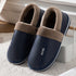 Waterproof Indoor Shoes Womans Mens Winter Home Slippers Faux Leather Warm Plush House Floor Slipper Anti-slip Footwear Women's Cozy Memory Foam Slippers With Warm Plush Fur Lining