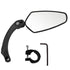 Bicycle Rear View Mirror Bike Cycling Clear Wide Range Back Sight Reflector Adjustable Left Right Mirror Accessories New Bike Mirror Blast resistant Adjustable Bike Rearview Mirror With Large Lens Bicycle Mirrors For Handlebars