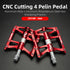 Bicycle Peddals Quick Release Rainproof Seal Bearing 8.2cm Widened Non-slip Chrome Molybdenum Bike   Mountain Bike Pedals Pedals Aluminum Bicycle Flat Platform Pedals Lightweight Non-Slip Sealed Bearing For Road Mountain
