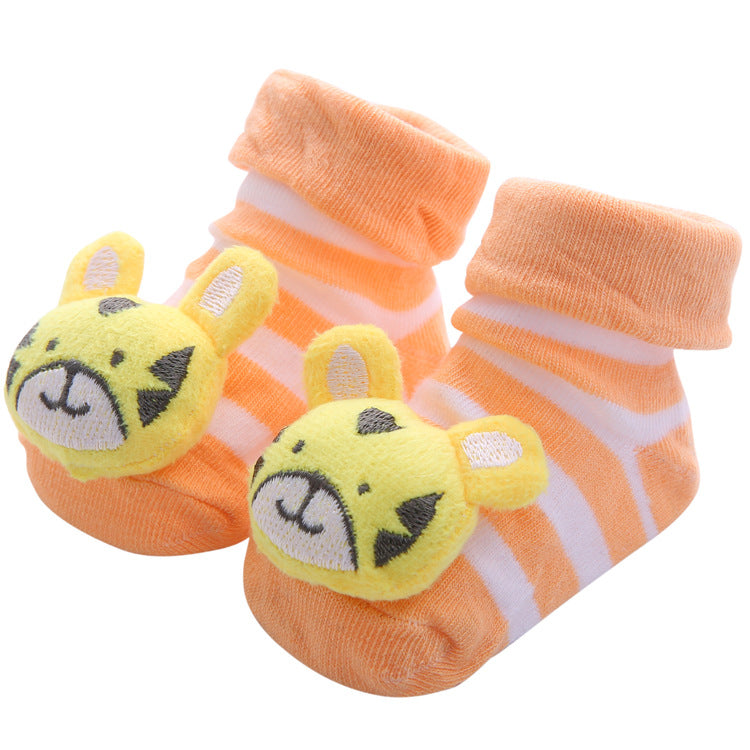 Colorful Newborn Cotton Cartoon Cute Anti Slip Sock Toddler Baby Comfortable Socks Shoes Elastic Soft Socks