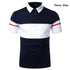Men Polo Shirt Summer New Fashion Classic Casual Tops Short Sleeves Cotton High Quality Modern Collar Men Slim Polo Mens Shirts Polo Shirts for Men's Golf Shirts for Men Short Sleeve Patchwork Shirt Summer Sport Tops Gym Shirts (