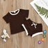 Two-piece Set For Infants And Toddlers Baby Modern Newborn Infant Kids Baby Girl Romper Jumpsuit Outfit Playsuit Clothes Set For Kid