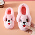 Winter Cute Cartoon Kids Soft Cotton Shoes Baby Shoe Small Dog Winter Cartoon Thick Warm Boy And Girl Slippers Slippers For Children
