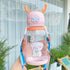 600ML Water Bottle Kids Drinking Cup Deer Antler Creative Cartoon Feeding Cup With Straw Leak Proof Water Bottle Outdoor Cartoon Horn Shaped Water Bottle With Straw And Handle Holder Removable Water Bottle For Easy Cleaning