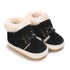 Infant Newborn Baby Boy Winter Warm Lace Up Design Boots Kids Baby Boy Booties Stylish Autumn Shoes