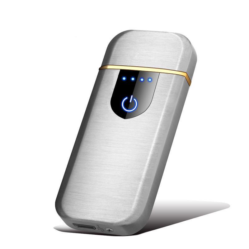 Touch Electric lighters Plasma Lighters Dual arc Lighter USB lighters Flameless Rechargeable Lighter Windproof Lighter Electric lighters for Camping,Starter, Hunting, Backpacking, Hiking Gadget For Men