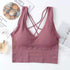 Women Sports Bra Sexy Brathable Sports Top Yoga Bra Push Up Top Female Gym Fitness Sports Underwear Female Seamless bra