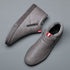Mens Casual Winter Warm Ankle Boots Fashion Snow Boots Outdoor Footwear Black Sneakers Men's Leather Lined Warm Anti-slip Outdoor Work Shoes