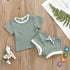 Two-piece Set For Infants And Toddlers Baby Modern Newborn Infant Kids Baby Girl Romper Jumpsuit Outfit Playsuit Clothes Set For Kid
