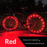20 LED Bike Cycling Rim Lights Wheel Spoke Light String Strip Lamps Waterproof Bicycle Light Decoration Accessories Waterproof LED Bike Spoke Lights For Adult Bike Beautiful Night Bike Decoration