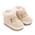 Infant Newborn Baby Boy Winter Warm Lace Up Design Boots Kids Baby Boy Booties Stylish Autumn Shoes