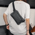 Unisex Fashion Men's Versatile Waist Crossbody Chest Crossbody Phone Bag For Men Luxury Black Fanny Pack Women Belt Bag Waist Purse Cross Body Bag Bum Fashionable Waist Bag For Traveling