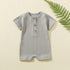 Summer Newborn Baby Boys Girls Short Sleeve Romper Solid Jumpsuit For Girls In elegant Colors