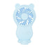 Handheld Pocket Mini Fan Portable With Bracket USB Mini Fan Portable Pocket Fan Cartoon Handheld Desktop Rechargeable Standing Fan Three Gear Wind Speed Regulation Battery Operated USB Small Fan with 3 Speeds for Home Office Car Outdoor Travel