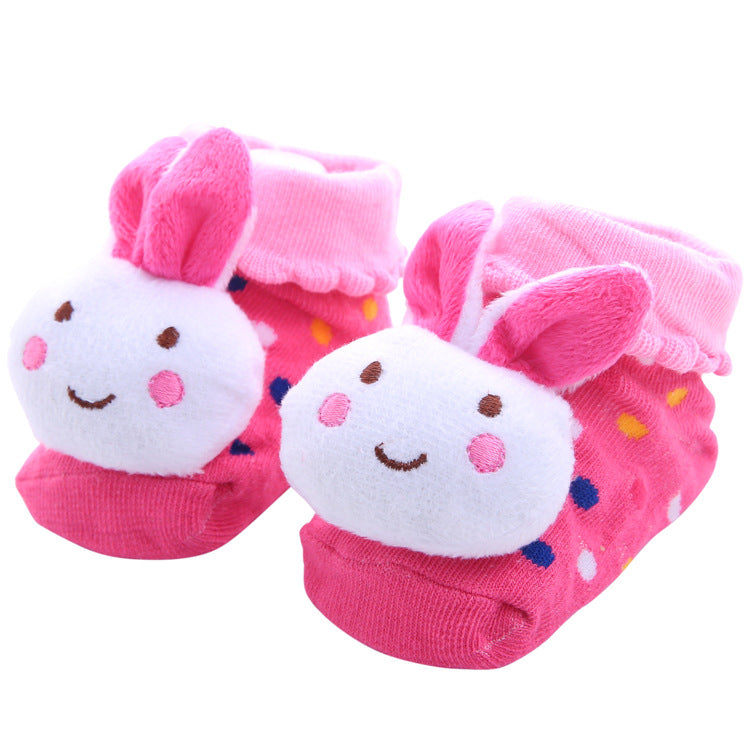 Colorful Newborn Cotton Cartoon Cute Anti Slip Sock Toddler Baby Comfortable Socks Shoes Elastic Soft Socks