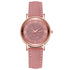 Womens Watches Bracelet Set Starry Sky Ladies Watch Casual Leather Student Quartz Wristwatch Luxury Fashion Minimalist Leather Strap Dress Analogue Quartz Round Elegant Watch