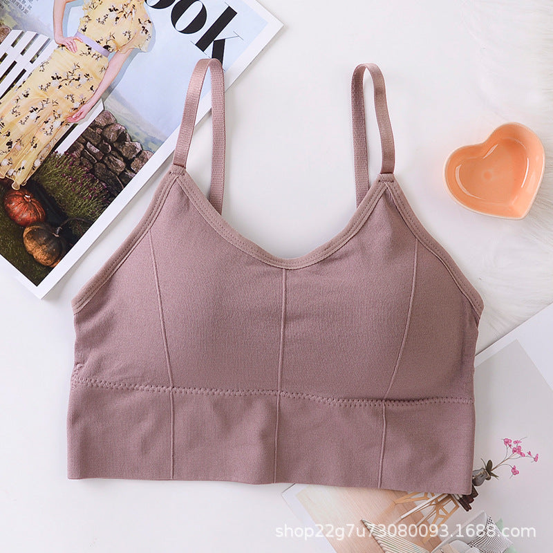 NEW Solid Color Women Sports Bra Sexy Brathable Sports Top Yoga Bra Push Up Top Female Gym Fitness Sports Underwear Female Seamless bra