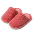 Comfortable Cotton Slippers Home Women Winter Indoor Non-Slip Warmth Shoes Couple Plush Slippers Unisex Men's And Women's House Slippers Indoor Memory Foam Cotton Slippers