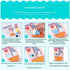 3D Sticker Cartoon Craft Kit For Children Cartoon 3D EVA Foam Sticker Puzzle Series Kids Multi-patterns Styles Toys for Children Birthday Gift
