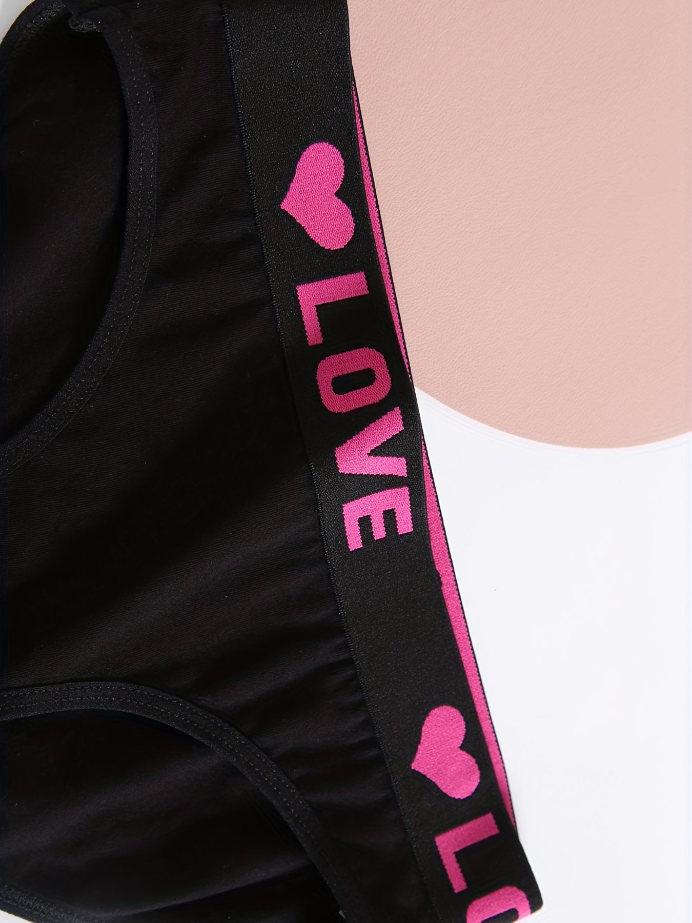 Soft Touch 6-Pack Seamless Bikini Briefs for Women – Colorful Drop Waist Cotton Panties with Stretch Fit & Alphabet Print – Women's Everyday Lingerie & Underwear Essentials for Summer