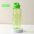 550ML Girl  Water Bottle Large Capacity Straw Cup Motivational Sports Water Bottles Time Marker Leak-proof  Fitness Drinking Large Capacity Water Bottle with Straw Time Scale Reminder Leakproof Gradient Space Cup for Outdoor Sports Fitness For Sports