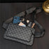 Unisex Fashion Men's Versatile Waist Crossbody Chest Crossbody Phone Bag For Men Luxury Black Fanny Pack Women Belt Bag Waist Purse Cross Body Bag Bum Fashionable Waist Bag For Traveling
