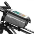 Bike Bag Bicycle Bag Phone Case For Bicycle Cycling Mobile Bike Accessories Head Tube Cell Mobile Phone Bag Case Waterproof Bike Handlebar Bag Bicycle Phone Mount Bicycle Phone Mount Holder Pouch Bag Cycling Frame
