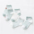 5 Pairs Cute Summer Breathable Mesh Cotton Infant Baby Socks For Newborn Boys And Girls