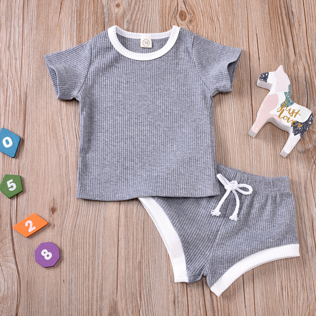 Two-piece Set For Infants And Toddlers Baby Modern Newborn Infant Kids Baby Girl Romper Jumpsuit Outfit Playsuit Clothes Set For Kid