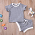 Two-piece Set For Infants And Toddlers Baby Modern Newborn Infant Kids Baby Girl Romper Jumpsuit Outfit Playsuit Clothes Set For Kid