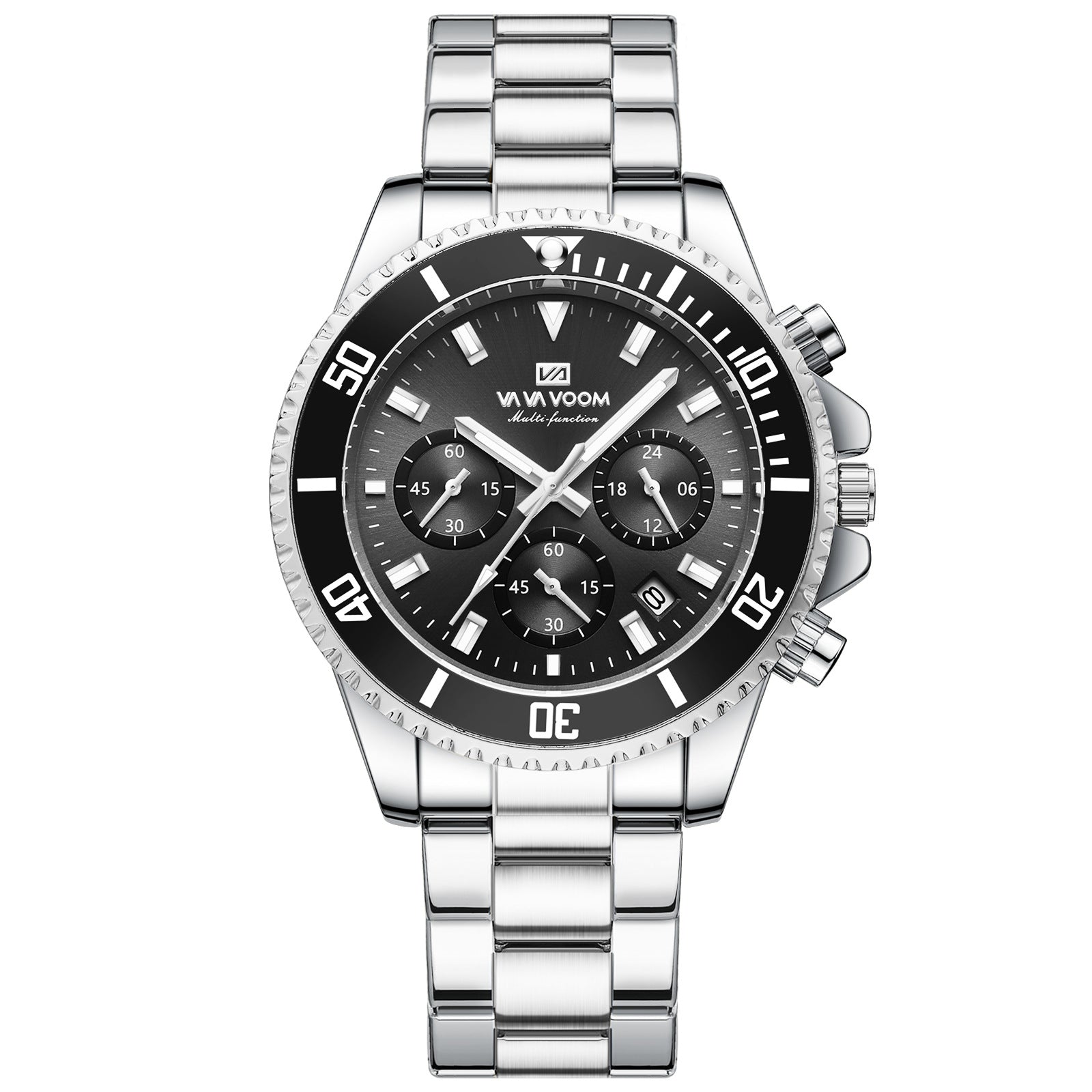 TREND New Men's Elegant Watch Waterproof And Scratch Resistant Stylish Stainless Steel Durable Wrist Watch