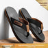 Comfortable Casual Summer Flip- Flops Men Beach Slippers Sandals Simple Luxury Design Indoor Non-Slip Black Flip Flops