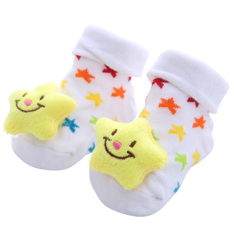 Colorful Newborn Cotton Cartoon Cute Anti Slip Sock Toddler Baby Comfortable Socks Shoes Elastic Soft Socks
